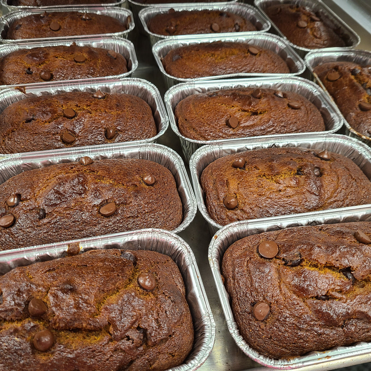 Pumpkin Bread with Chocolate Chips