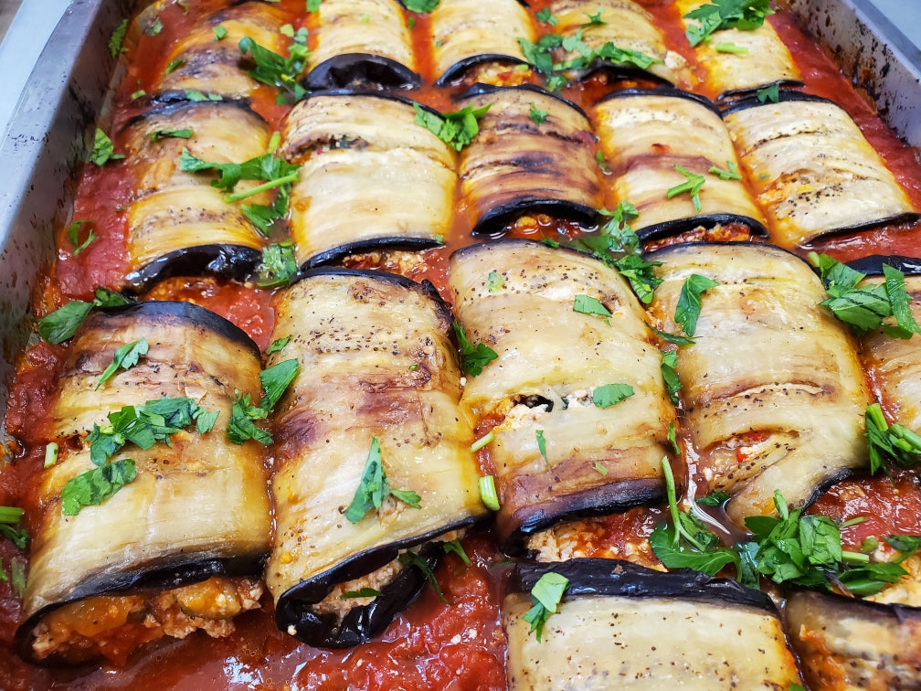 Eggplant Rollatini (Vegan)