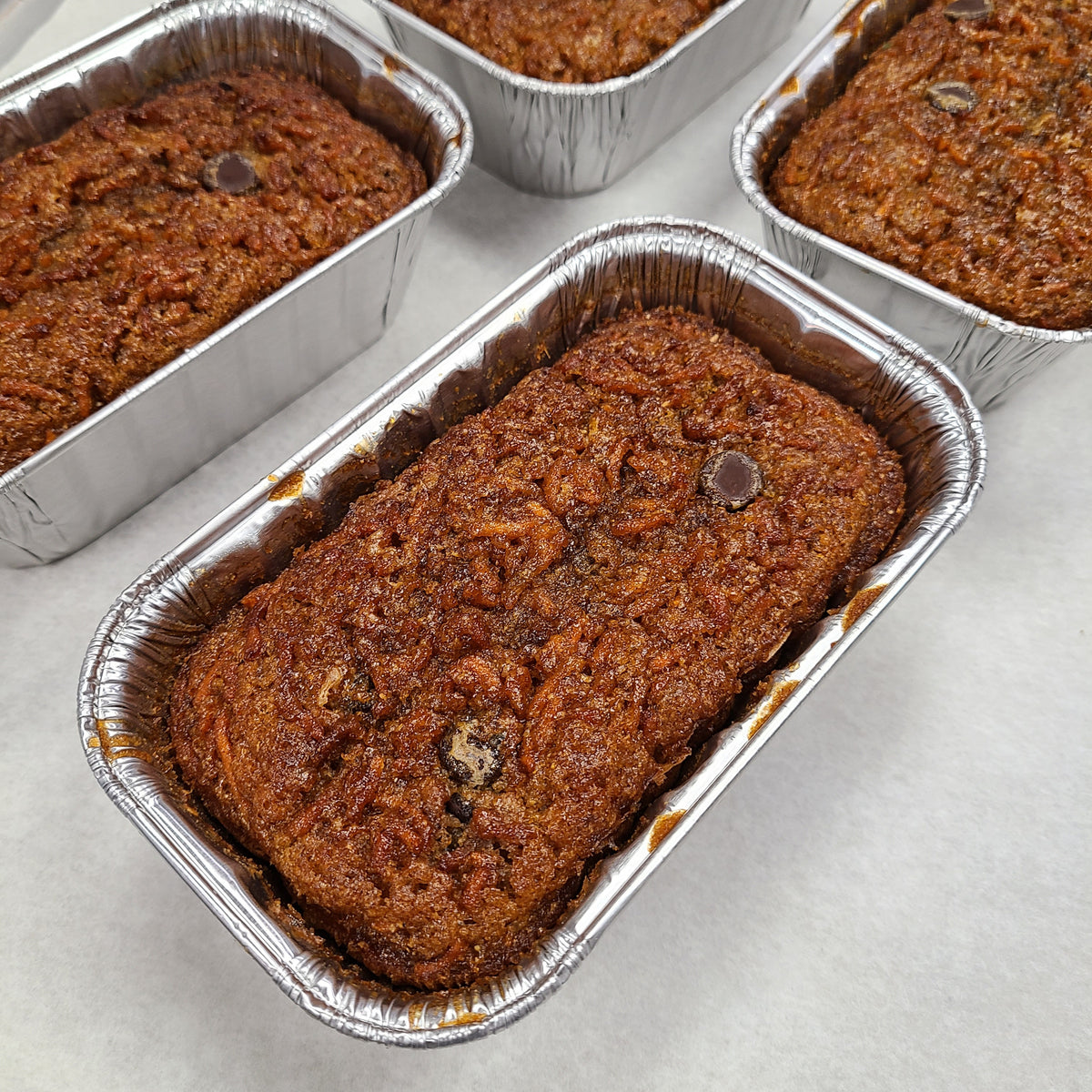 Carrot Cake Loaf with Chocolate Chips